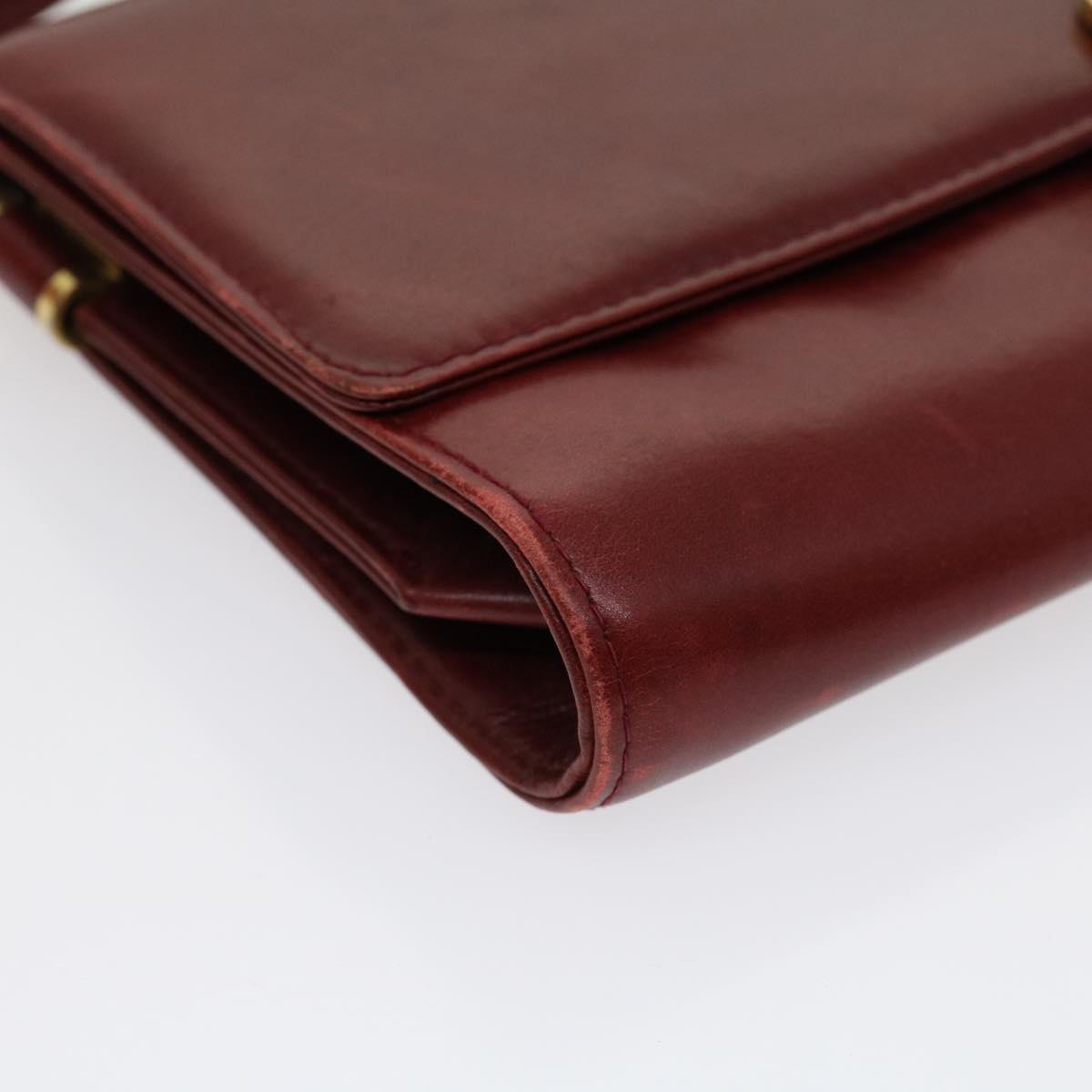 GUCCI Shoulder Bag Leather Red rd2208