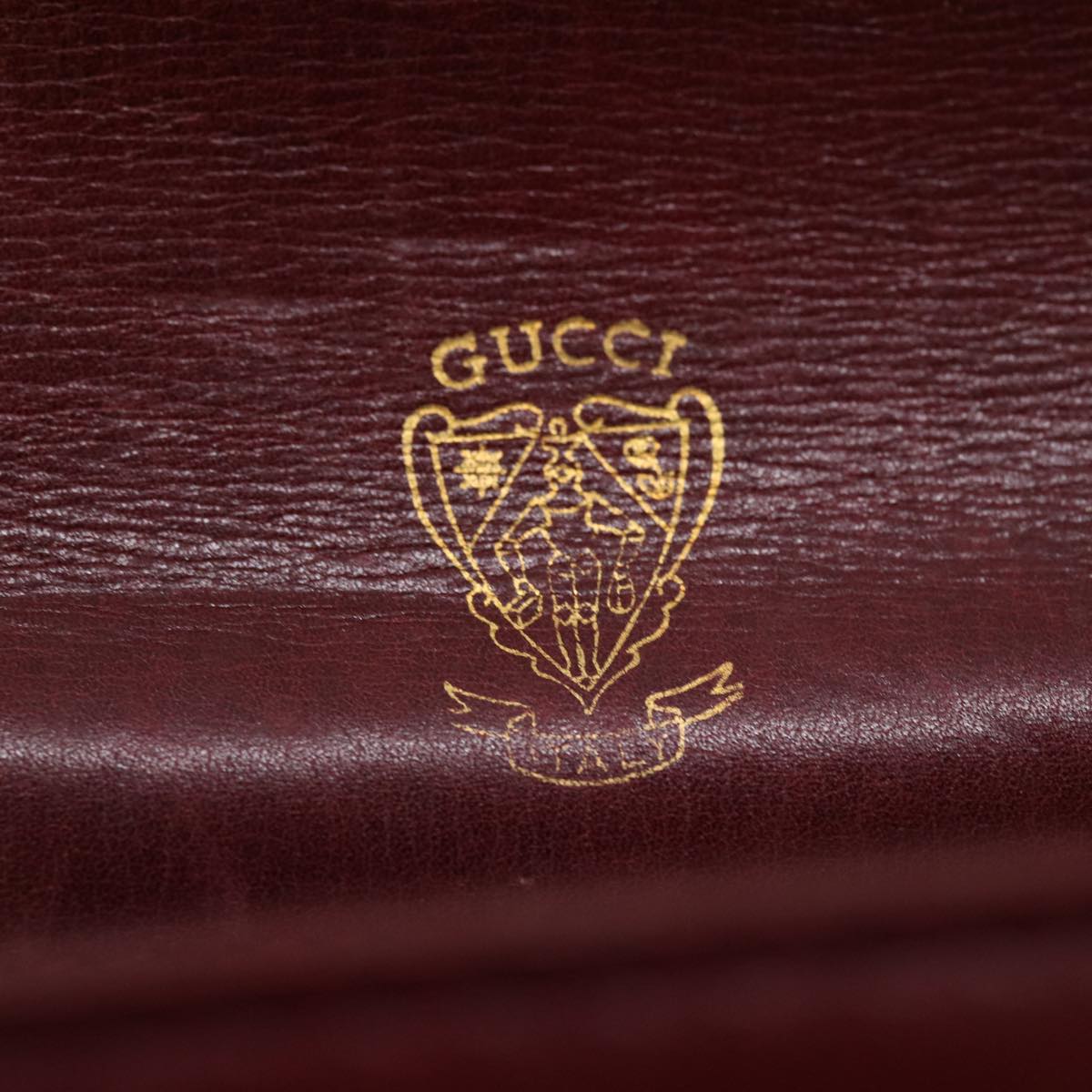 GUCCI Shoulder Bag Leather Red rd2208