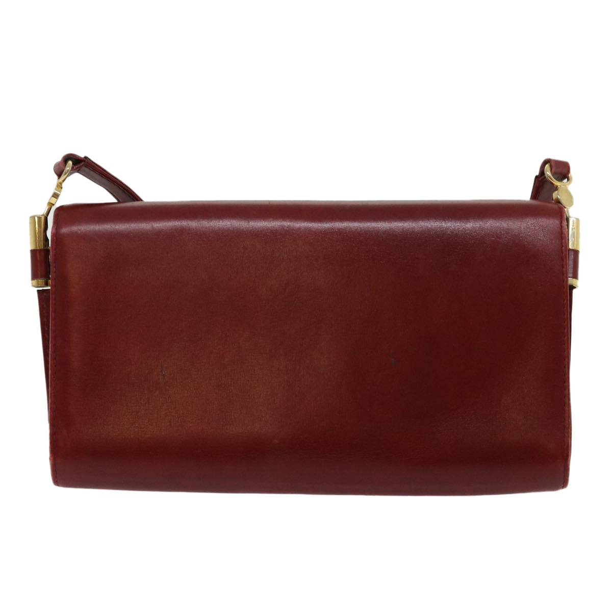 GUCCI Shoulder Bag Leather Red rd2208