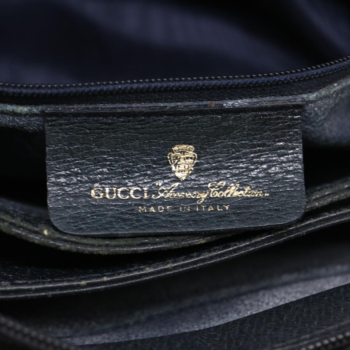 GUCCI GG Canvas Sherry Line Shoulder Bag Beige Red Navy 1402013 rd2346
