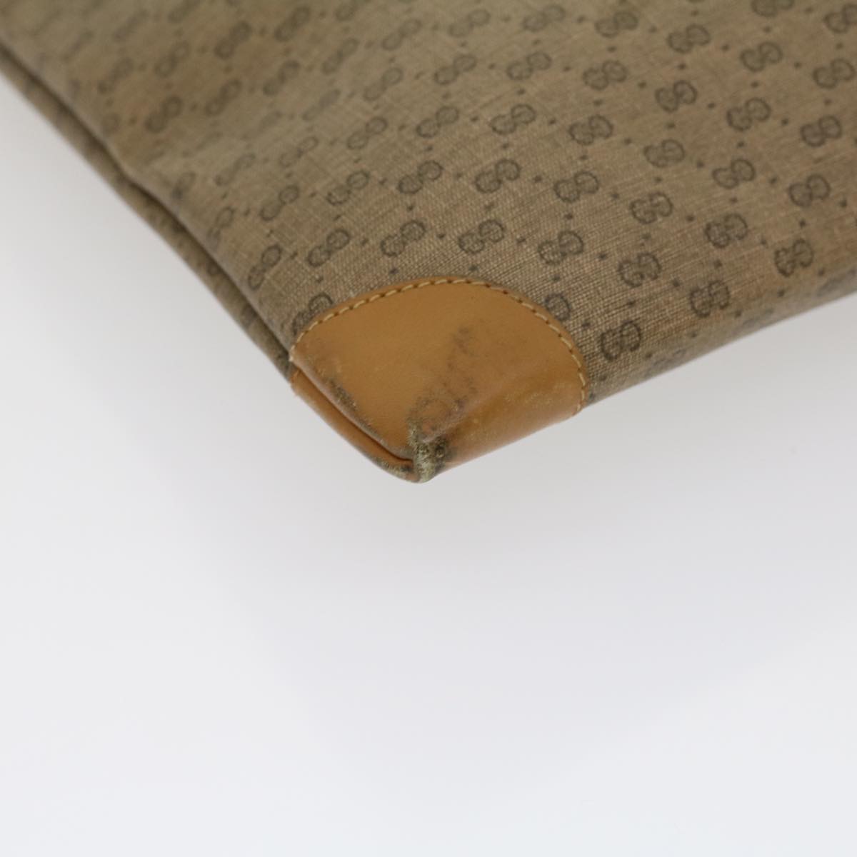 GUCCI Micro GG Canvas Web Sherry Line Tote Bag Beige Red 02371300 rd2676