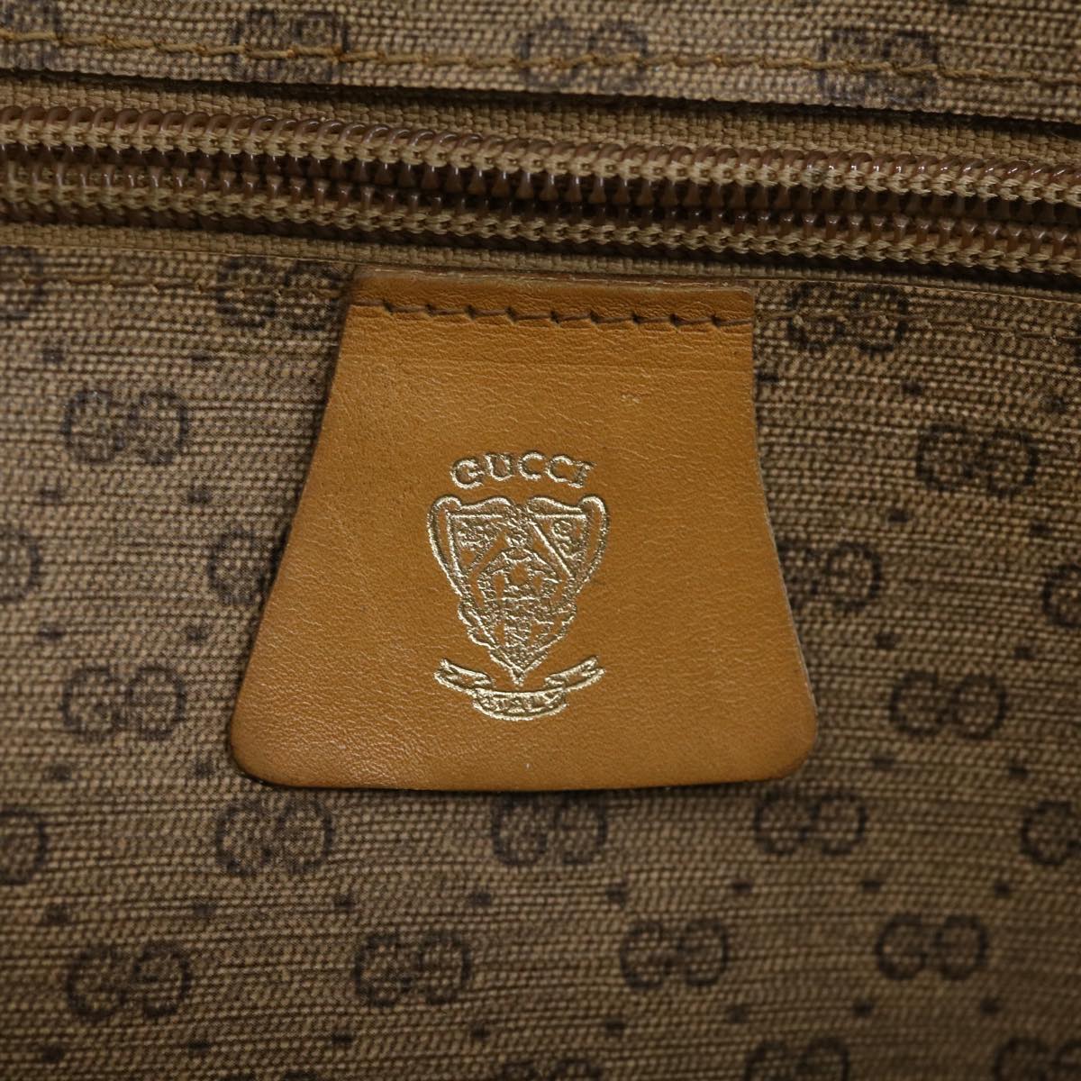 GUCCI Micro GG Canvas Web Sherry Line Tote Bag Beige Red 02371300 rd2676