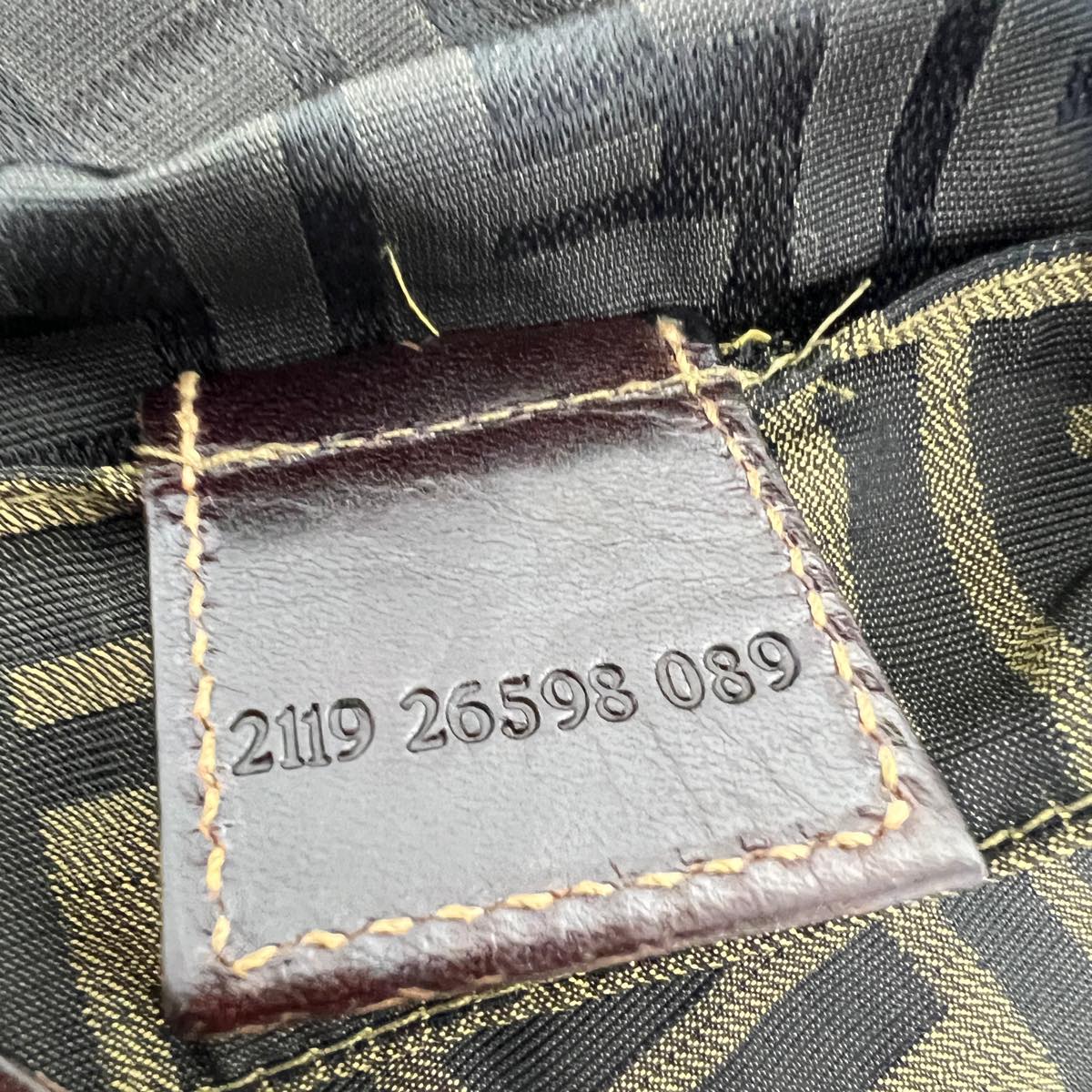 FENDI Zucca Canvas Tote Bag Brown rd2790