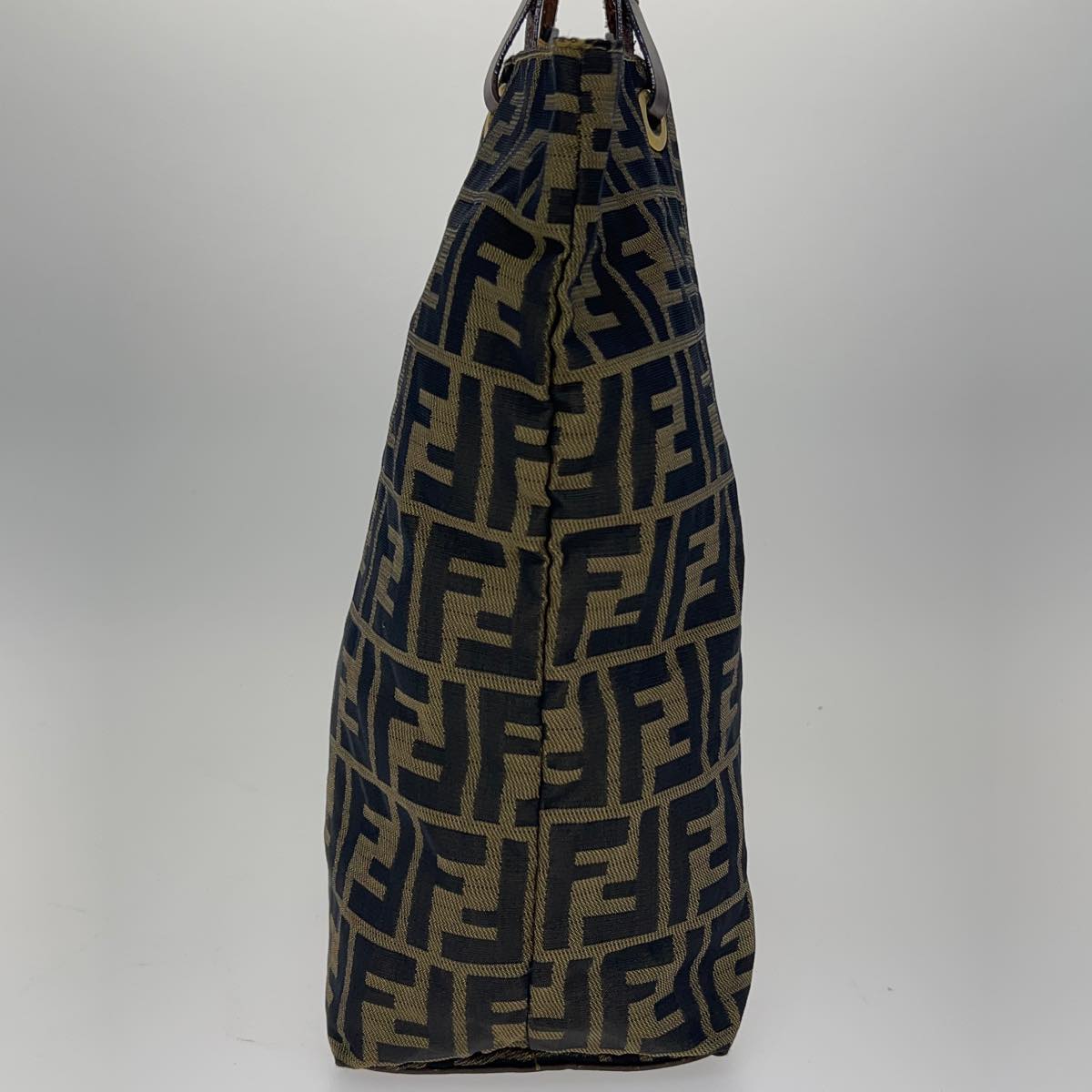 FENDI Zucca Canvas Tote Bag Brown rd2790