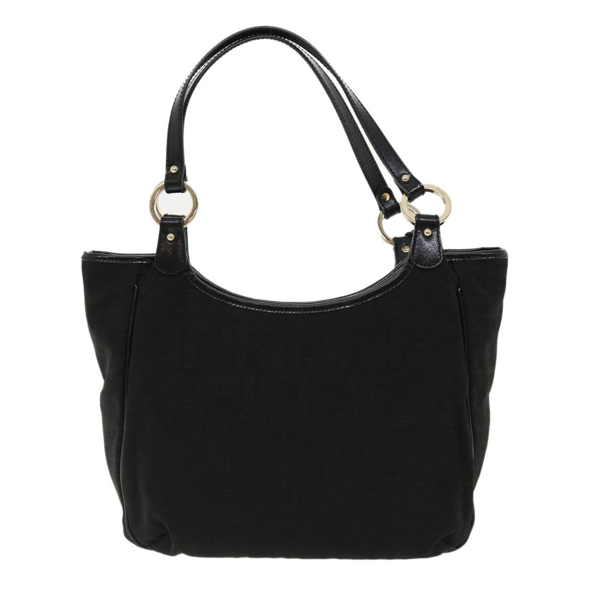 FENDI Zucca Canvas Tote Bag Black rd2989