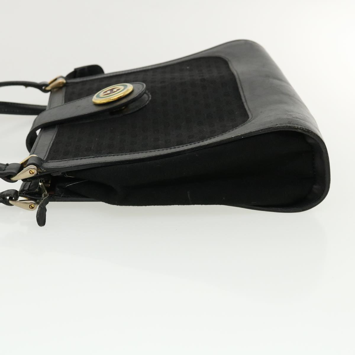 GUCCI Micro GG Canvas Shoulder Bag Black rd3454