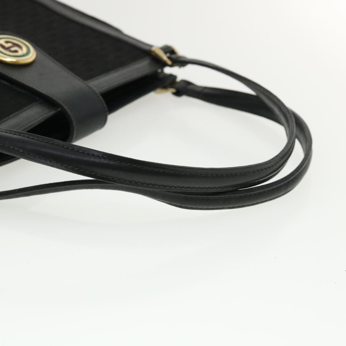 GUCCI Micro GG Canvas Shoulder Bag Black rd3454