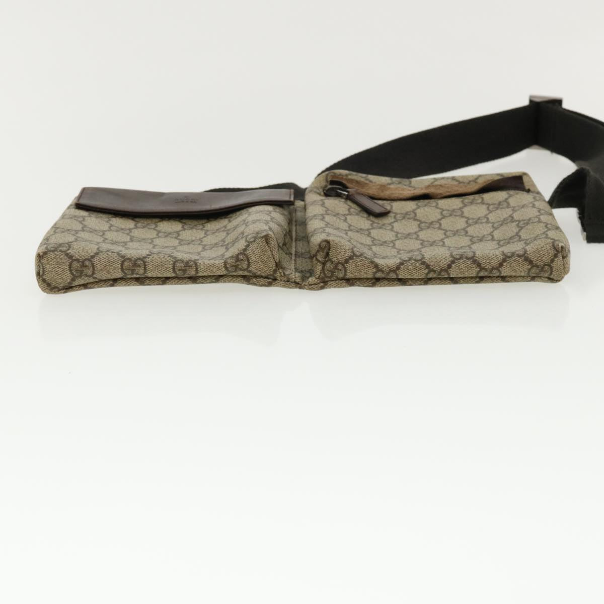 GUCCI GG Canvas Waist Bag Beige rd3809