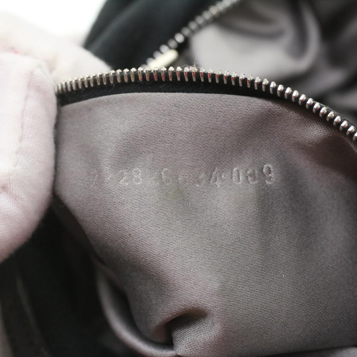 FENDI Hand Bag Wool Black rd4314