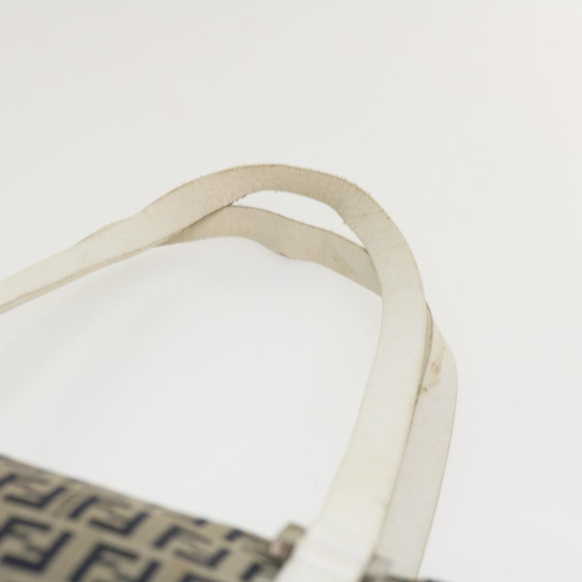 FENDI Zucchino Canvas Shoulder Bag Nylon Navy rd4608