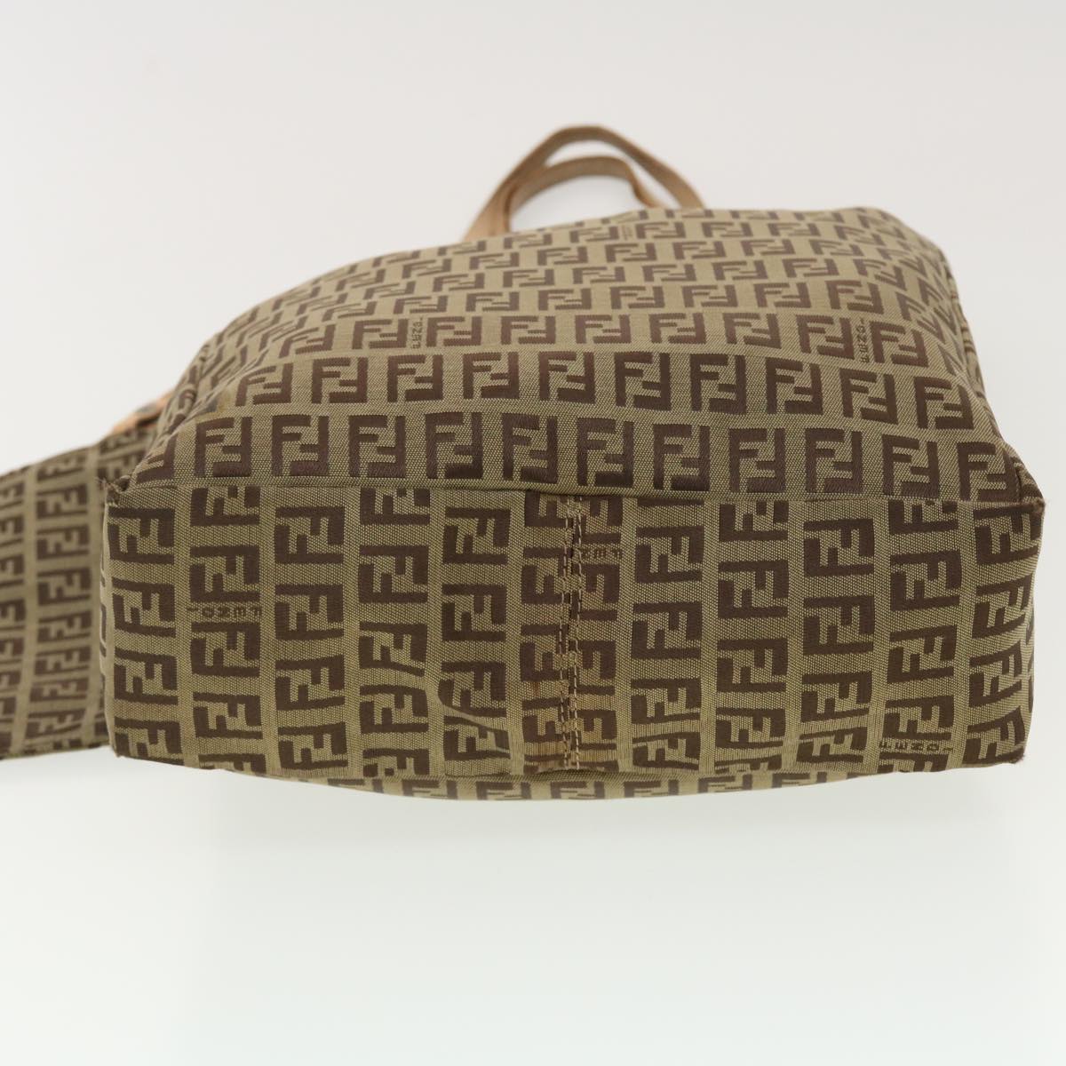 FENDI Zucchino Canvas Tote Bag Beige 3677/8BH006028 rd4733