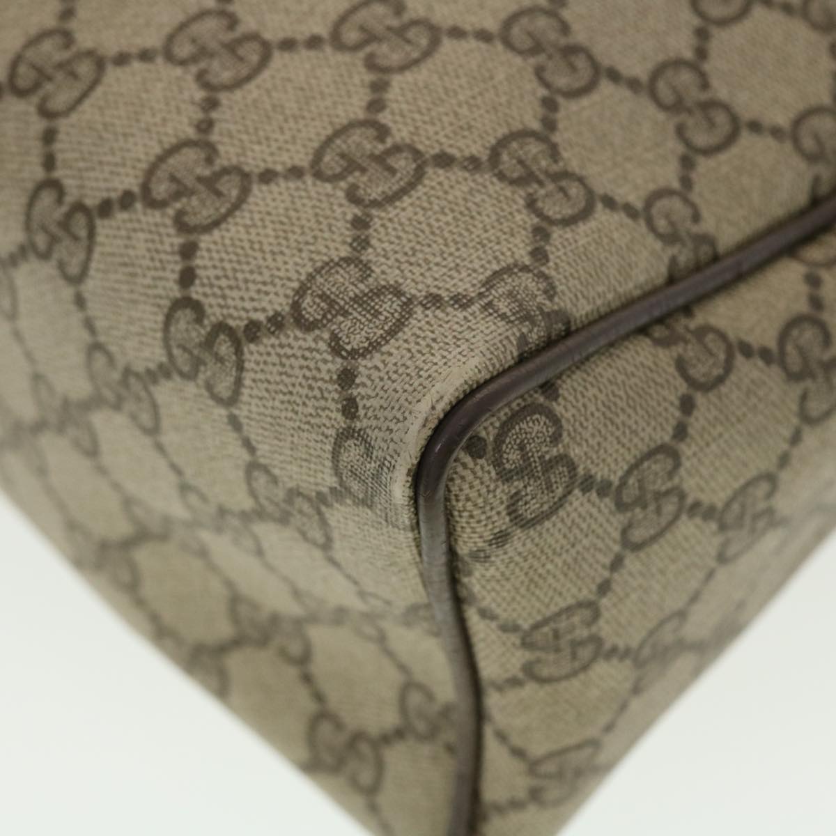 GUCCI GG Canvas Web Sherry Line Hand Bag Beige Red Green 24.02.053 rd4756