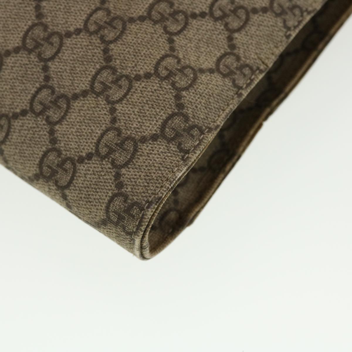 GUCCI GG Canvas Web Sherry Line Hand Bag Beige Red Green 152604 rd4886