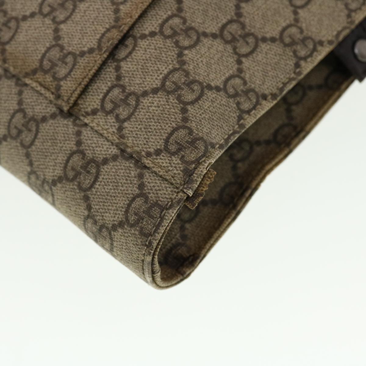 GUCCI GG Canvas Web Sherry Line Hand Bag Beige Red Green 152604 rd4886