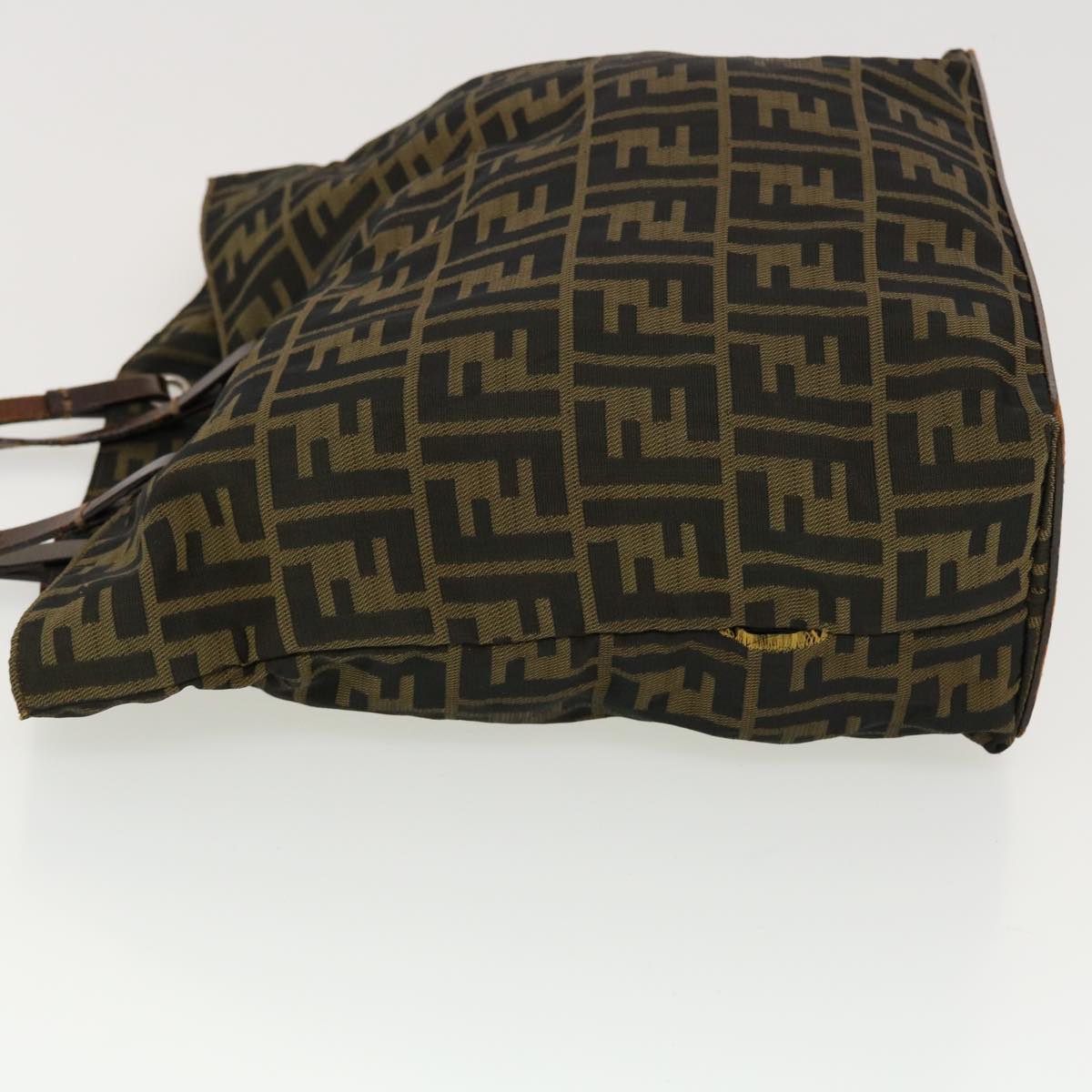 FENDI Zucca Canvas Tote Bag Black Brown 2288-26598-099 rd4904