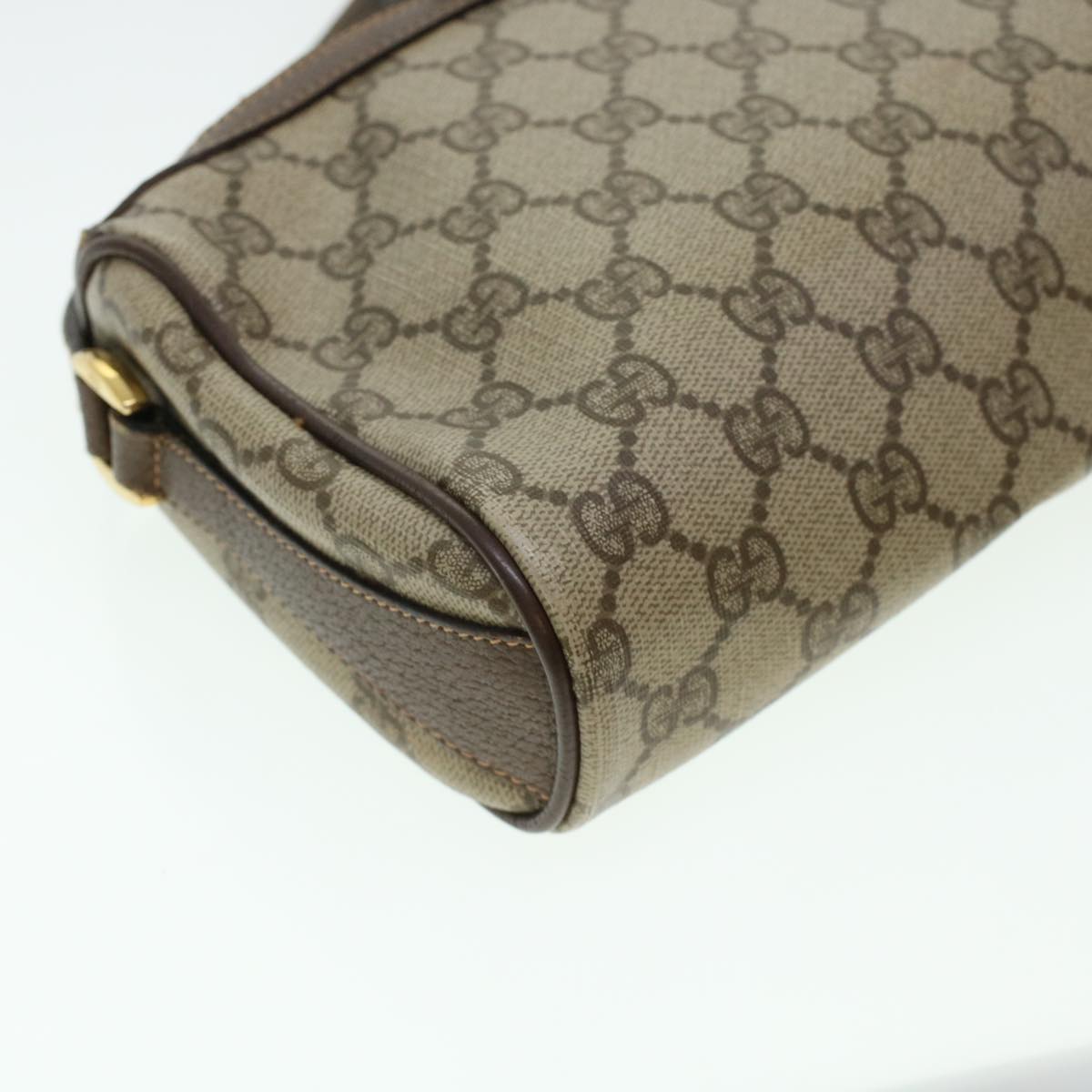 GUCCI GG Canvas Web Sherry Line Shoulder Bag Beige Red 89.02.018 rd4964