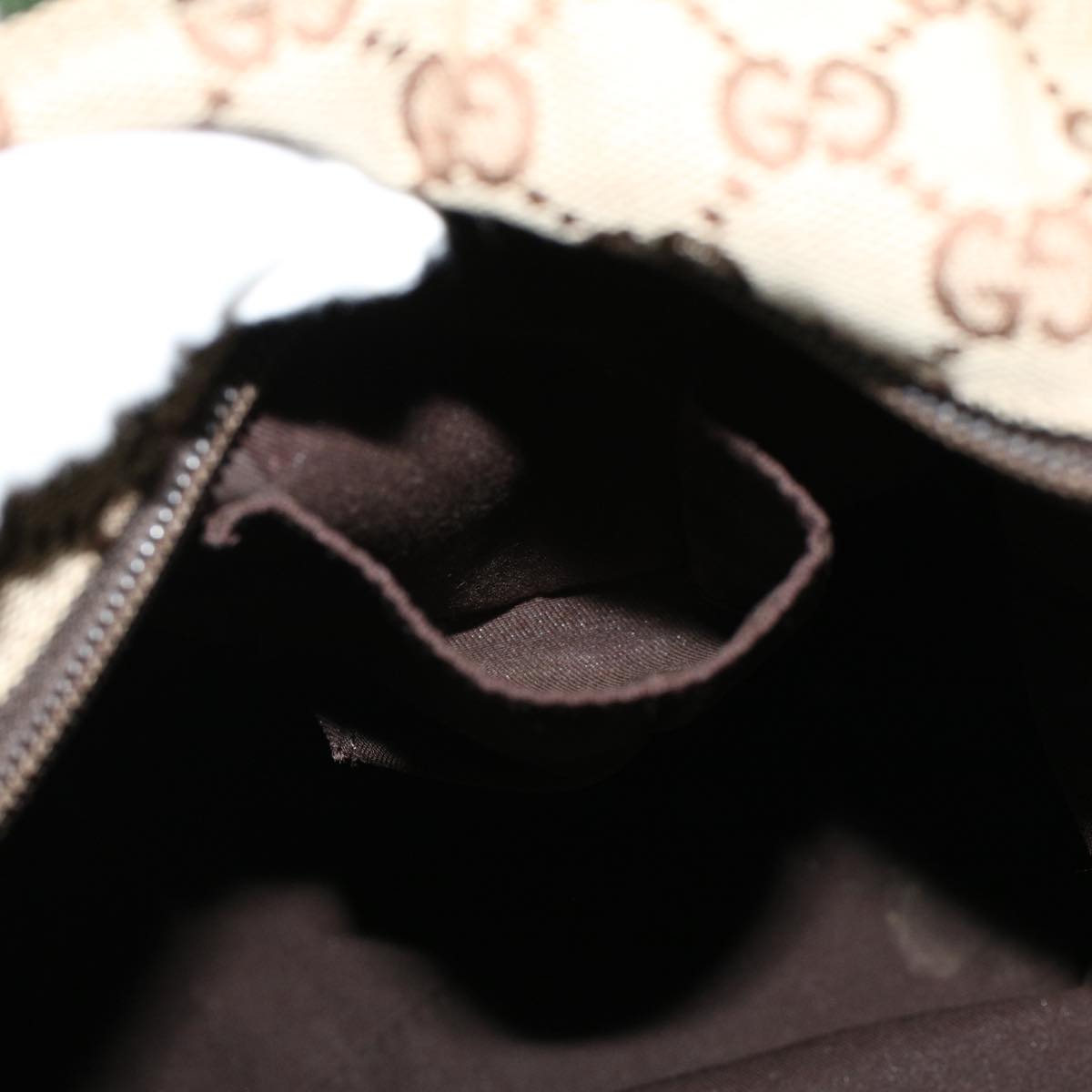 GUCCI GG Canvas Web Sherry Line Tote Bag Beige Red Green 131231 rd5000