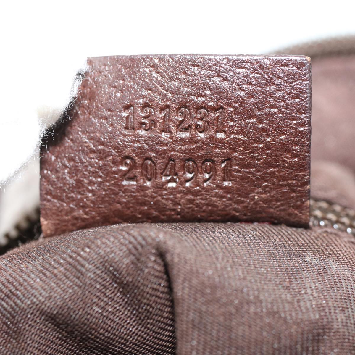 GUCCI GG Canvas Web Sherry Line Tote Bag Beige Red Green 131231 rd5000