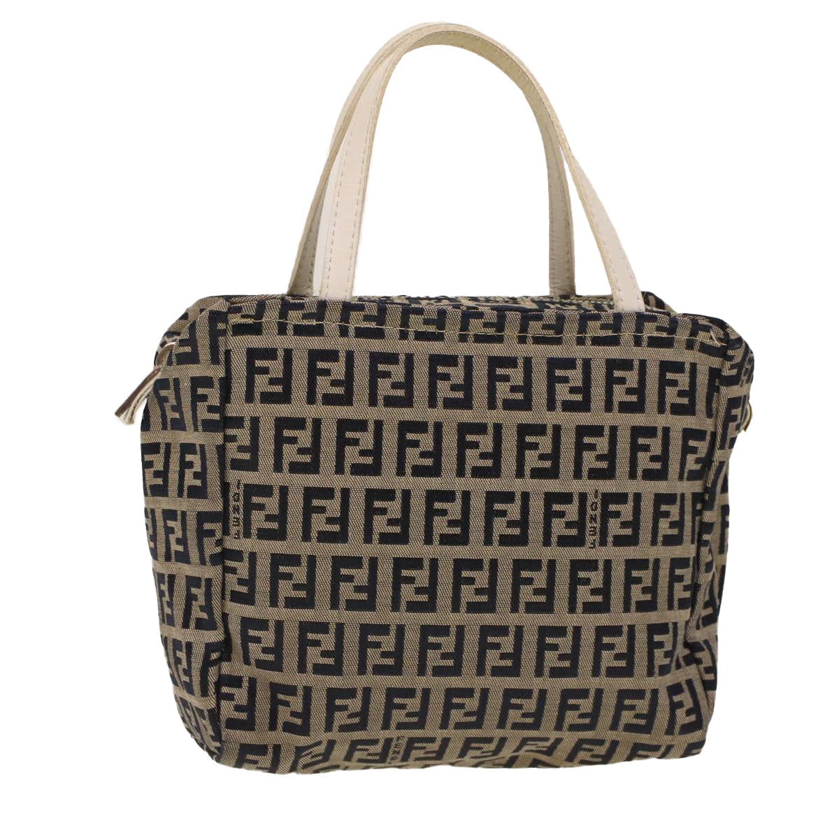 FENDI Zucchino Canvas Hand Bag Navy 2415 8N0000-028 rd5029