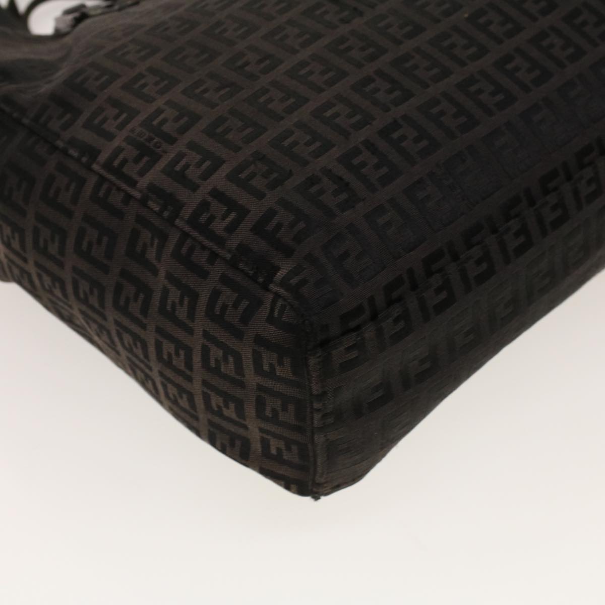 FENDI Zucchino Canvas Tote Bag Black 32028BH019028 rd5035