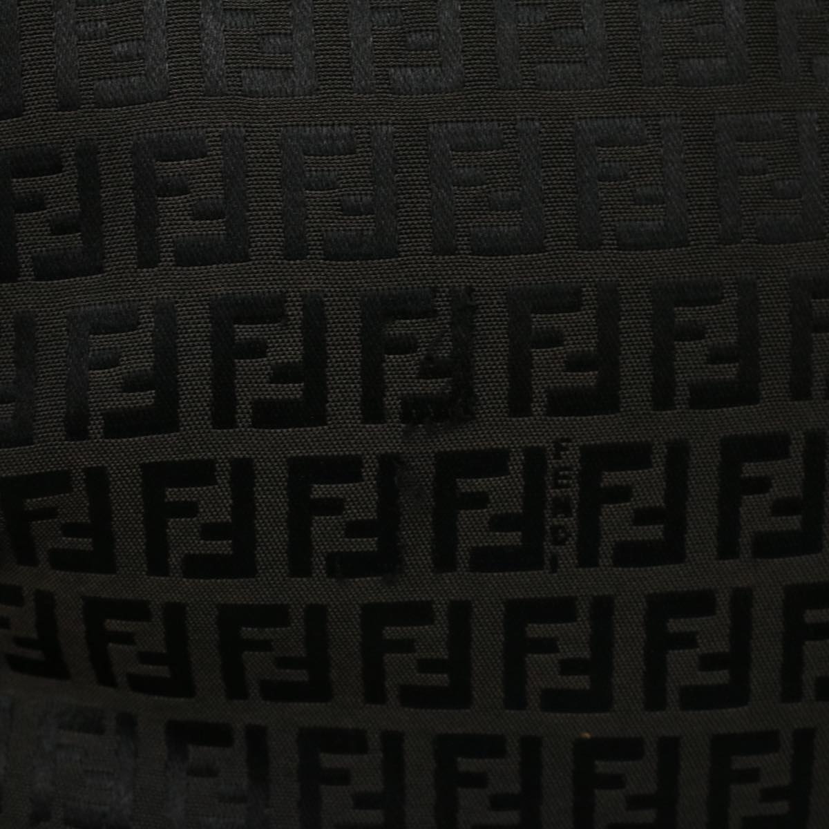 FENDI Zucchino Canvas Tote Bag Black 32028BH019028 rd5035