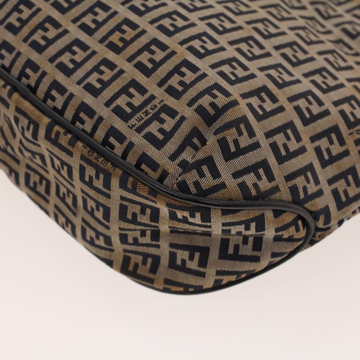 FENDI Zucchino Canvas Tote Bag Navy 2262-16457-018 rd5151