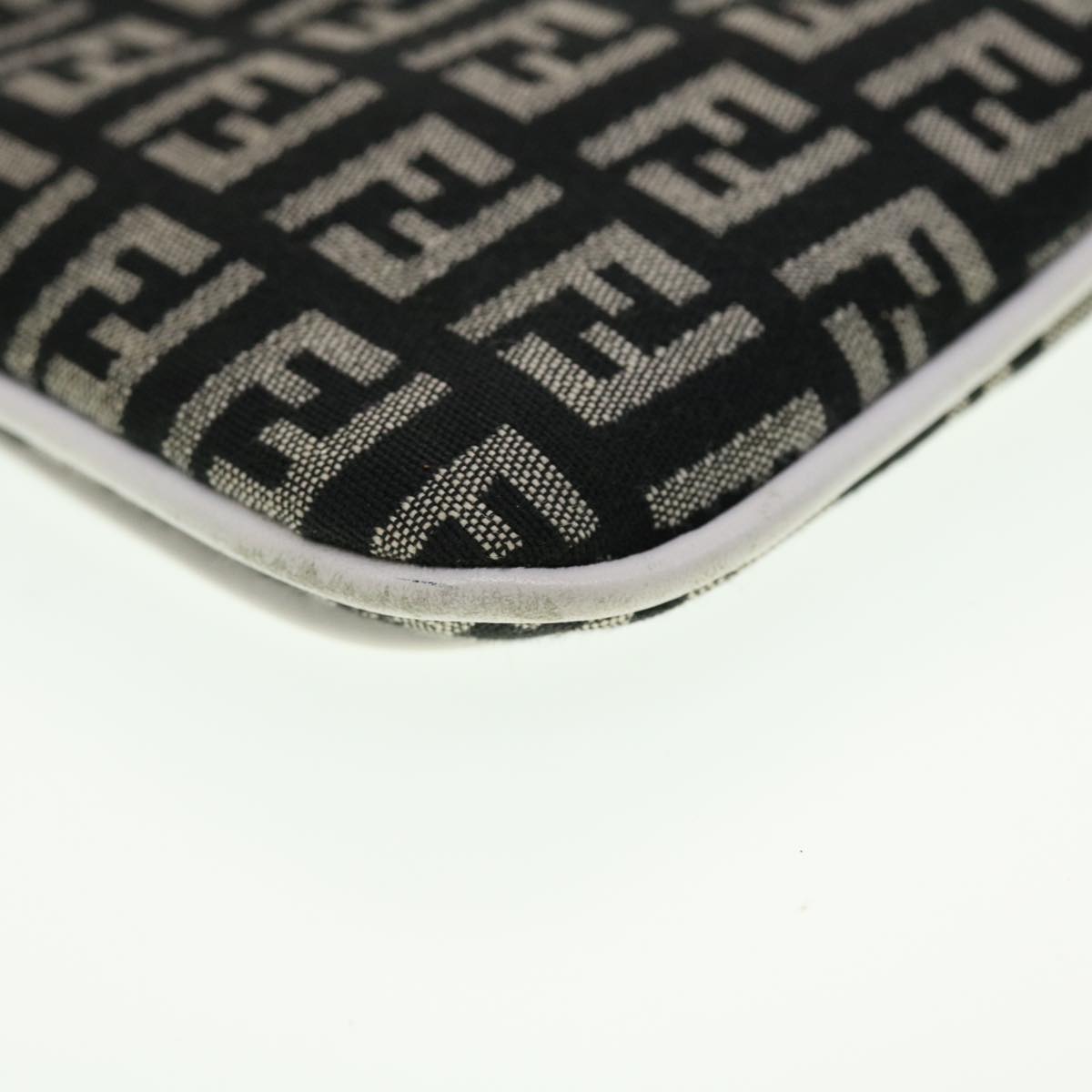 FENDI Zucchino Canvas Pouch Black rd5157