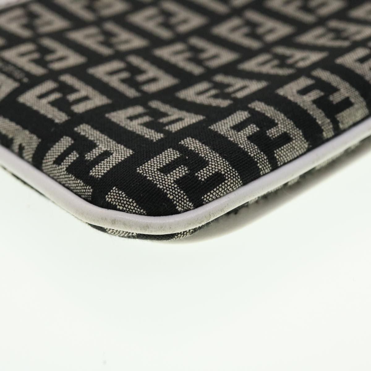 FENDI Zucchino Canvas Pouch Black rd5157