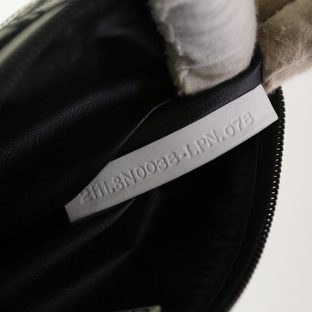 FENDI Zucchino Canvas Pouch Black rd5157