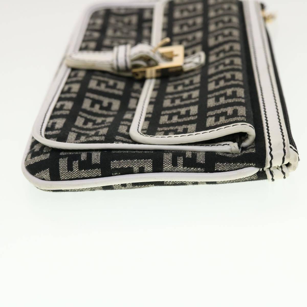 FENDI Zucchino Canvas Pouch Black rd5157