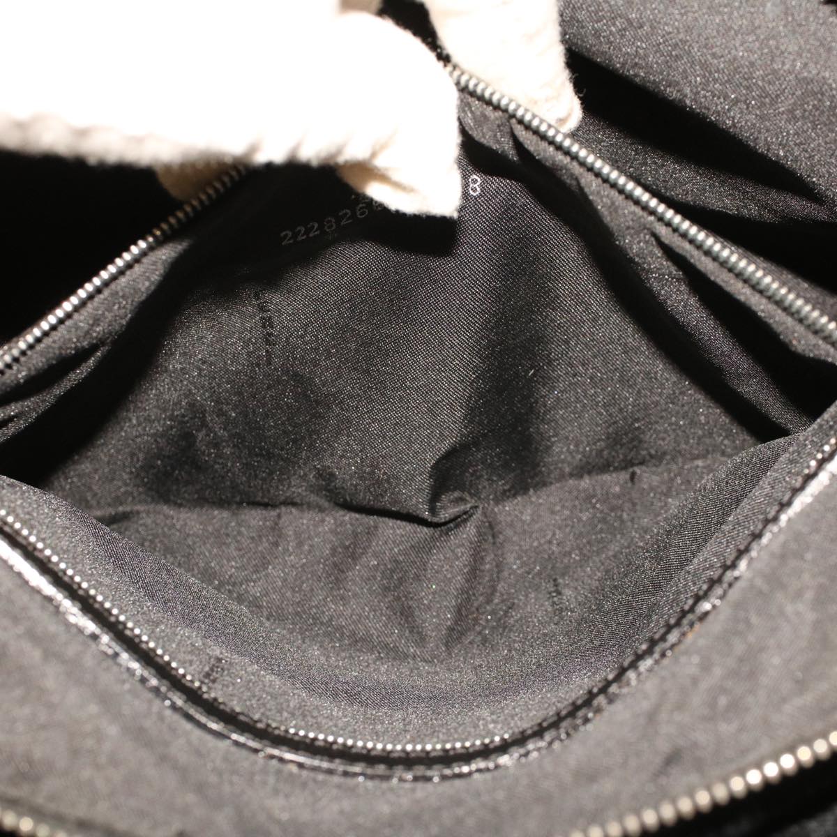 FENDI Zucca Canvas Shoulder Bag Black 222826619 rd5166