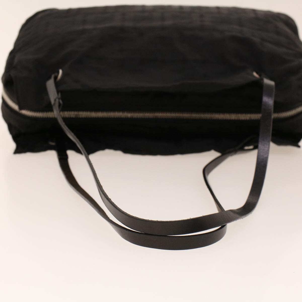 FENDI Zucca Canvas Shoulder Bag Black 222826619 rd5166