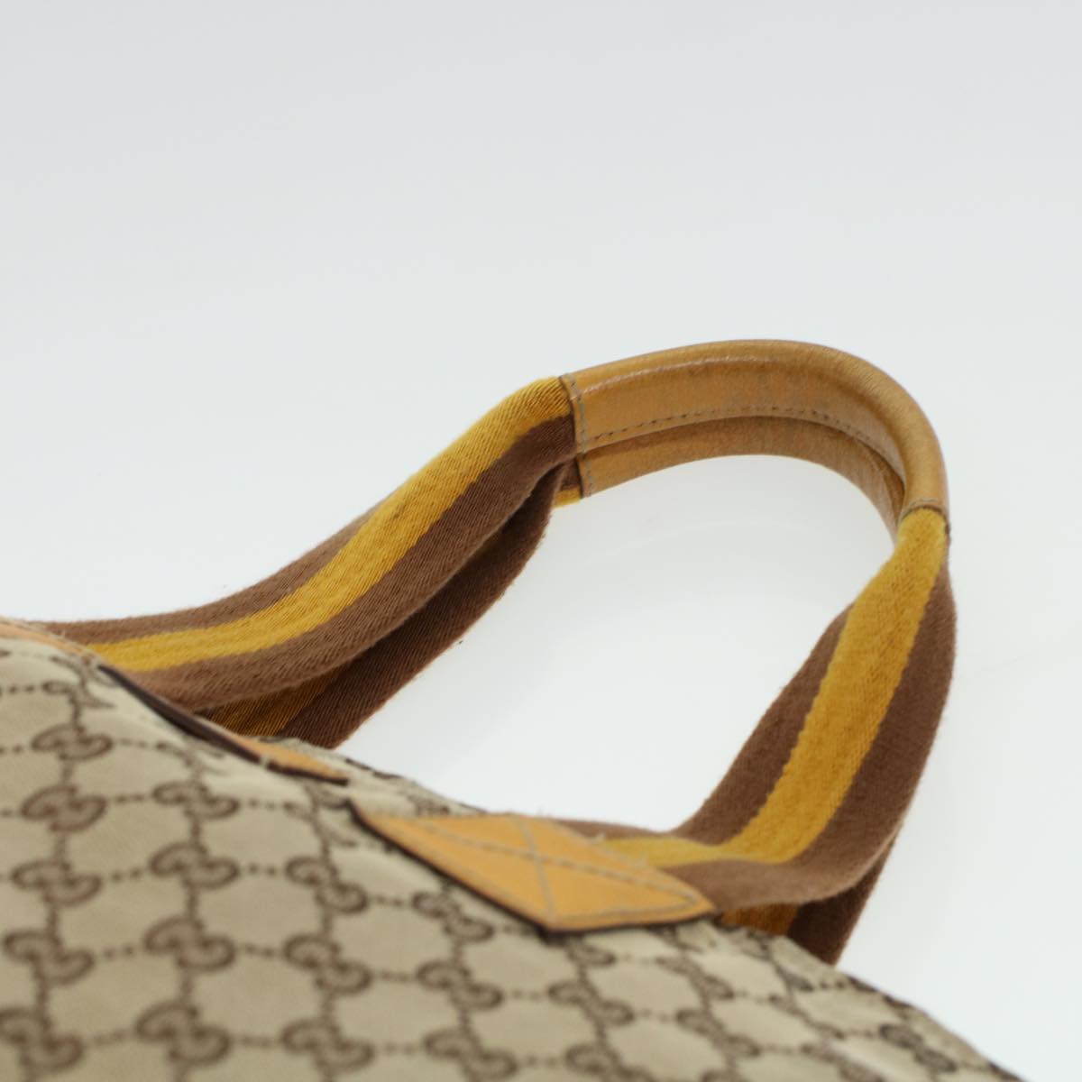 GUCCI GG Canvas Web Sherry Line Hand Bag 2Set Beige Red Green rd5183