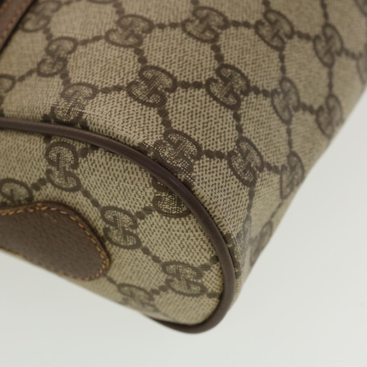 GUCCI GG Canvas Web Sherry Line Shoulder Bag Beige Red 119.02.087 rd5218