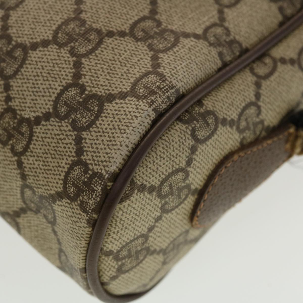 GUCCI GG Canvas Web Sherry Line Shoulder Bag Beige Red 119.02.087 rd5218