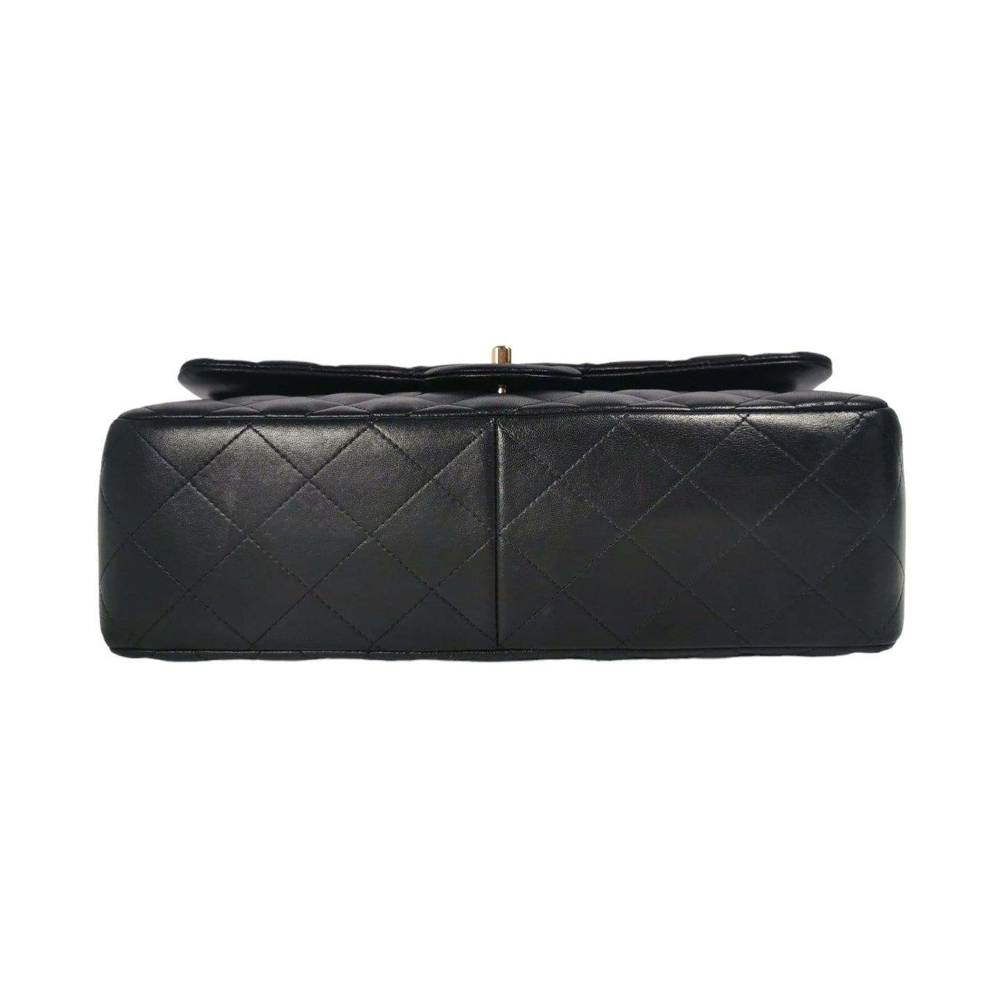 Chanel Classic Double Flap Jumbo Black Lambskin Gold