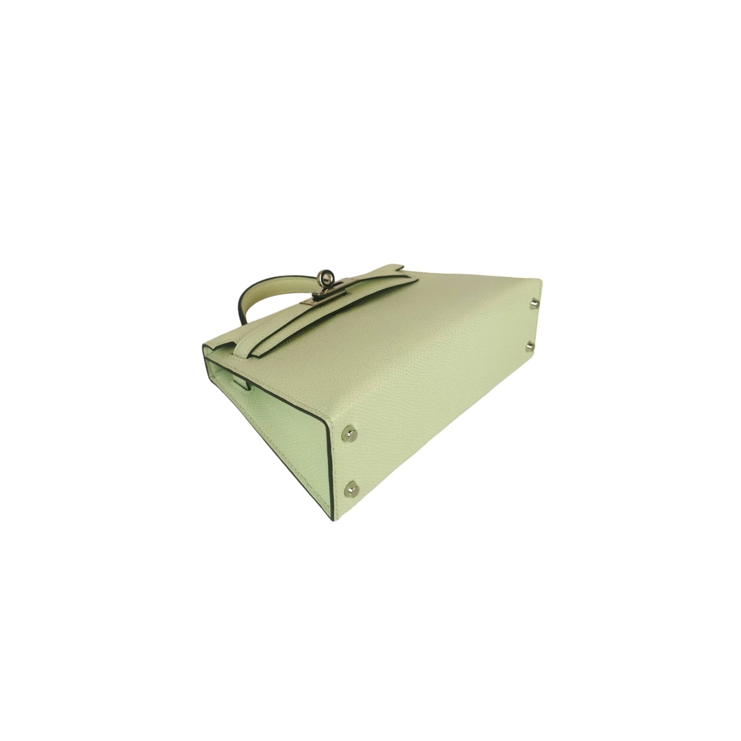HermÃƒÆ’Ã‚Â¨s Mini Kelly Vert Fizz Epsom Palladium