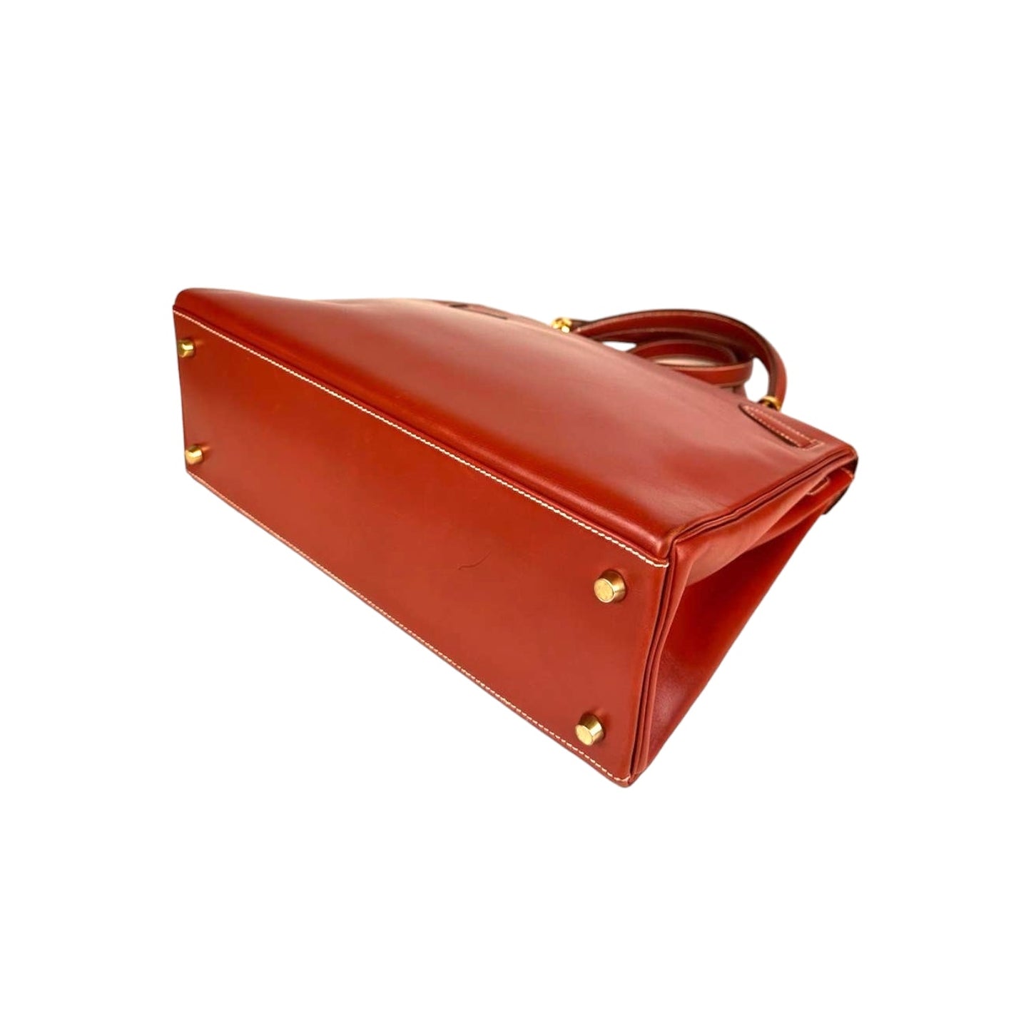 HermÃƒÆ’Ã‚Â¨s Kelly 32 Red Box Calfskin Gold