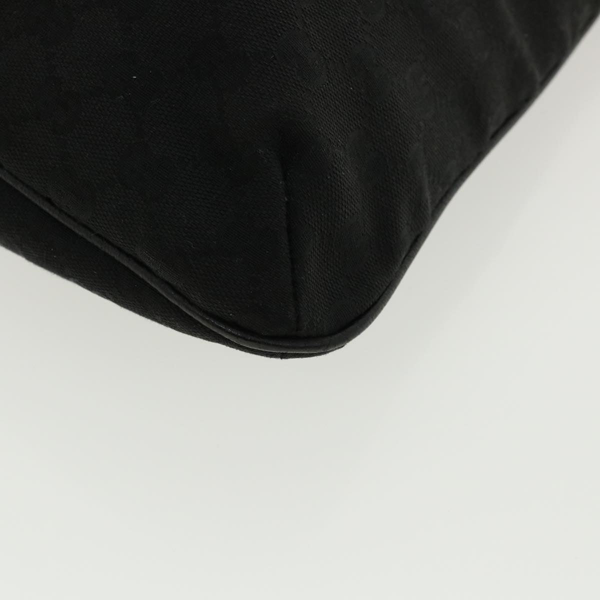 GUCCI GG Canvas Hand Bag 2way Black 122797 ro853