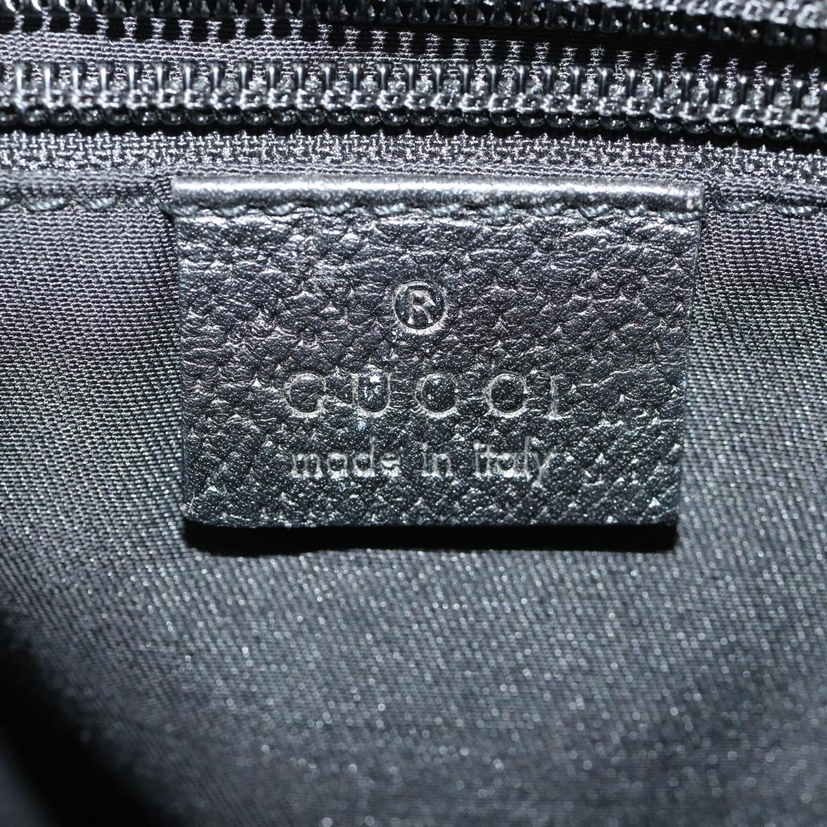 GUCCI GG Canvas Hand Bag 2way Black 122797 ro853