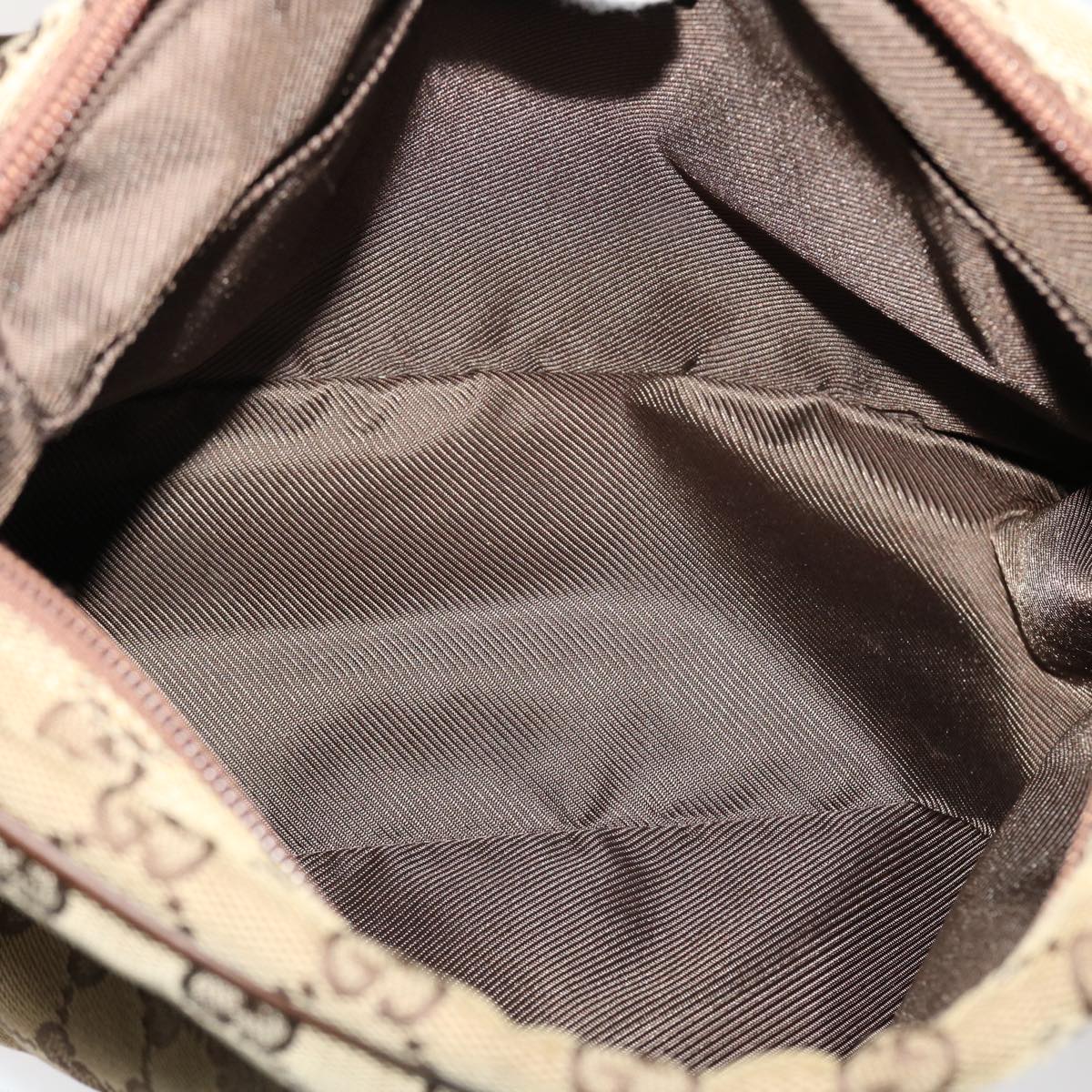 GUCCI GG Canvas Shoulder Bag Beige 28562 ro868