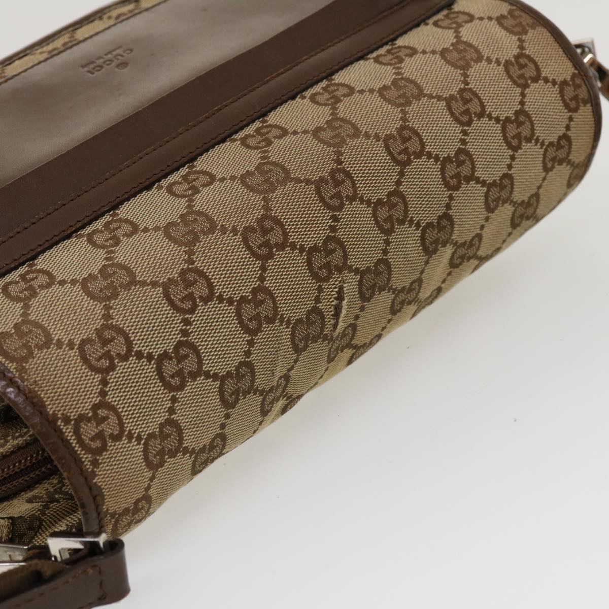 GUCCI GG Canvas Shoulder Bag Beige 28562 ro868