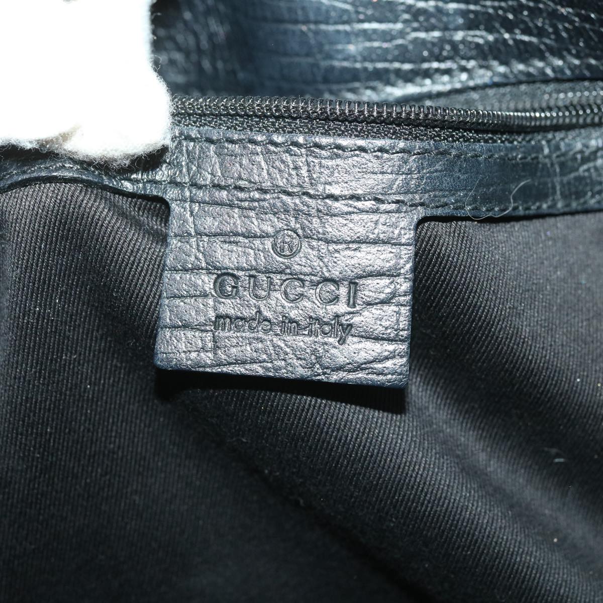 GUCCI GG Canvas Hand Bag Black 106251 ro912
