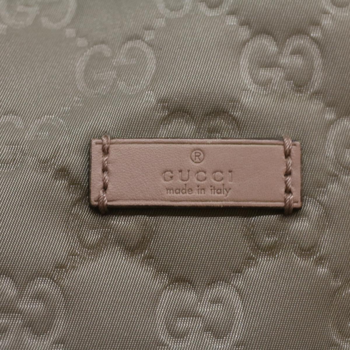 GUCCI GG Canvas Boston Bag Gray Pink 282439 ro917