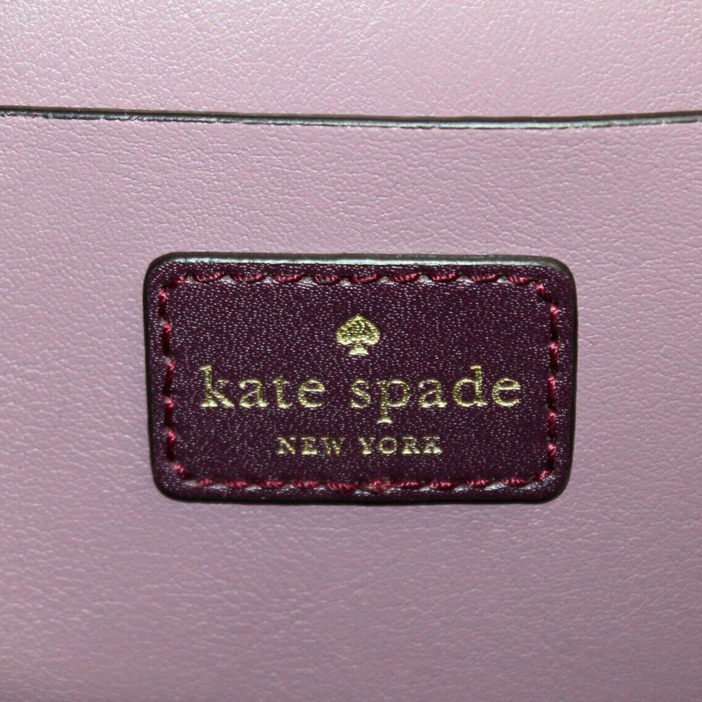 KATE SPADE NEW YORK Deep Purple Plum Putnam Drive Small Nelle Leather Tote Bag and Deep Plum Purple Braylon Putnam Drive Wallet