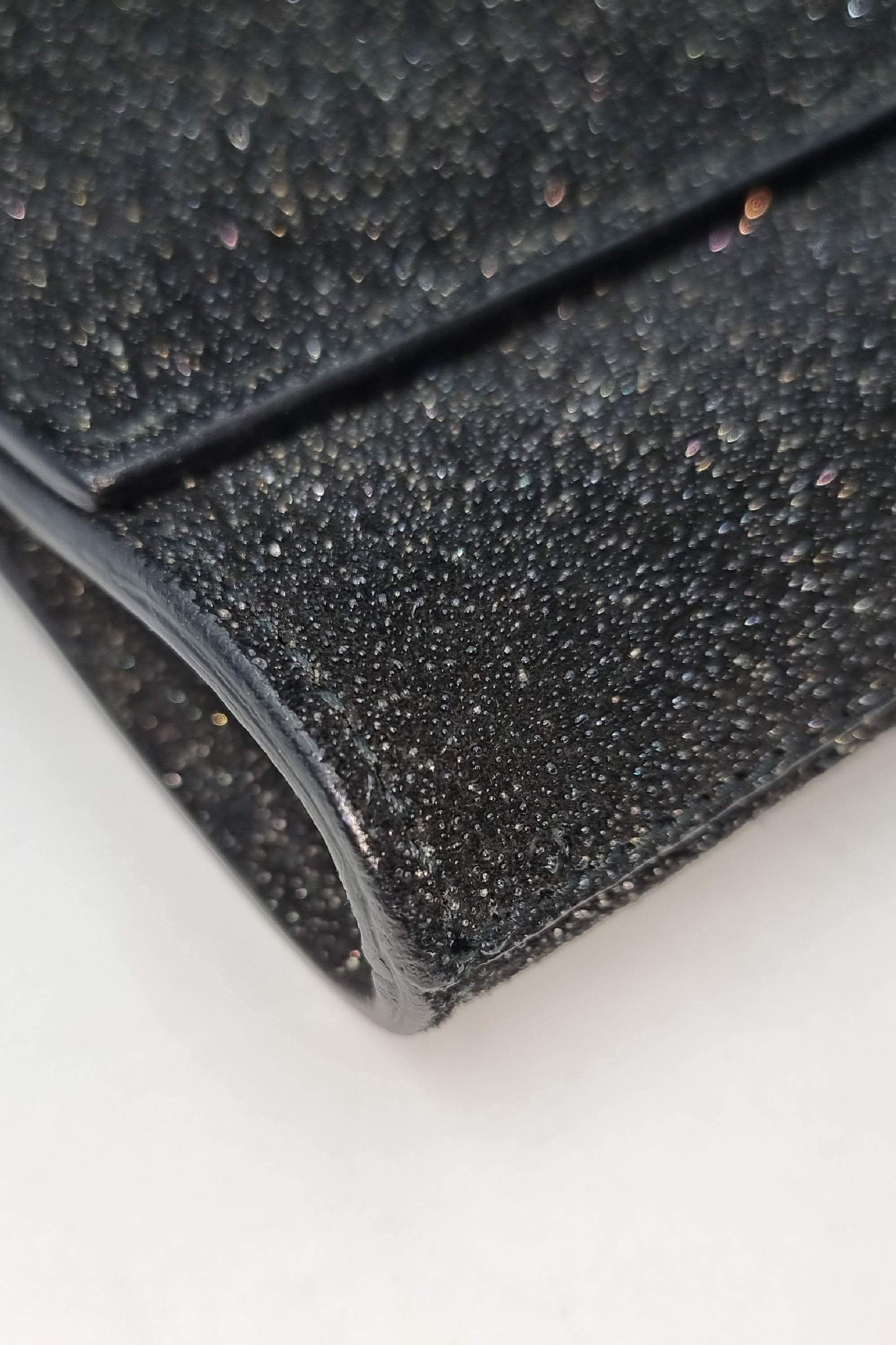 Chyc Clutch Black Glitter