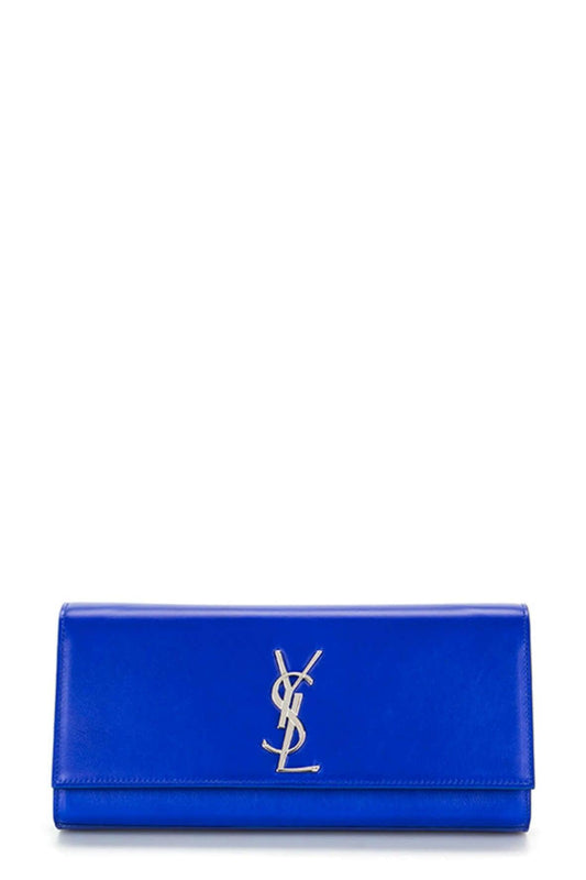 Classic Monogram Clutch Royal Blue