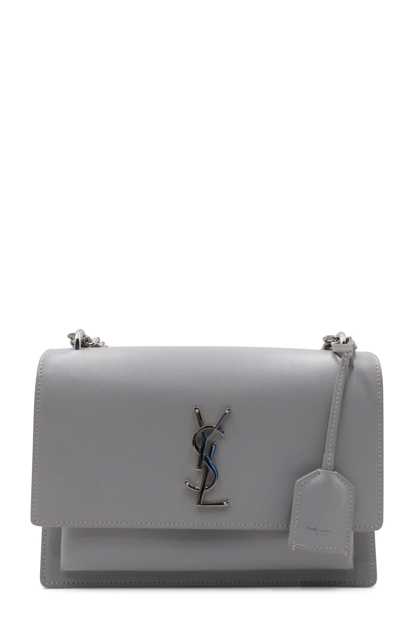 Medium Sunset Bag with Silver Hardware Grey