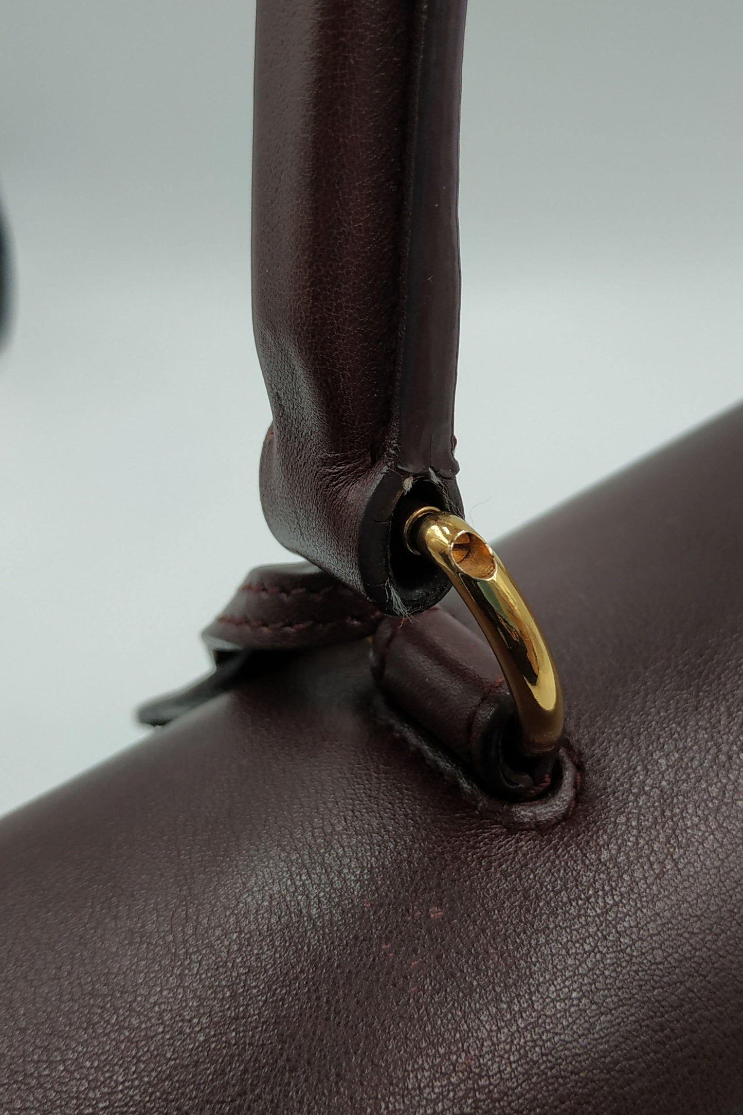 Moujik Top Handle Bag Maroon
