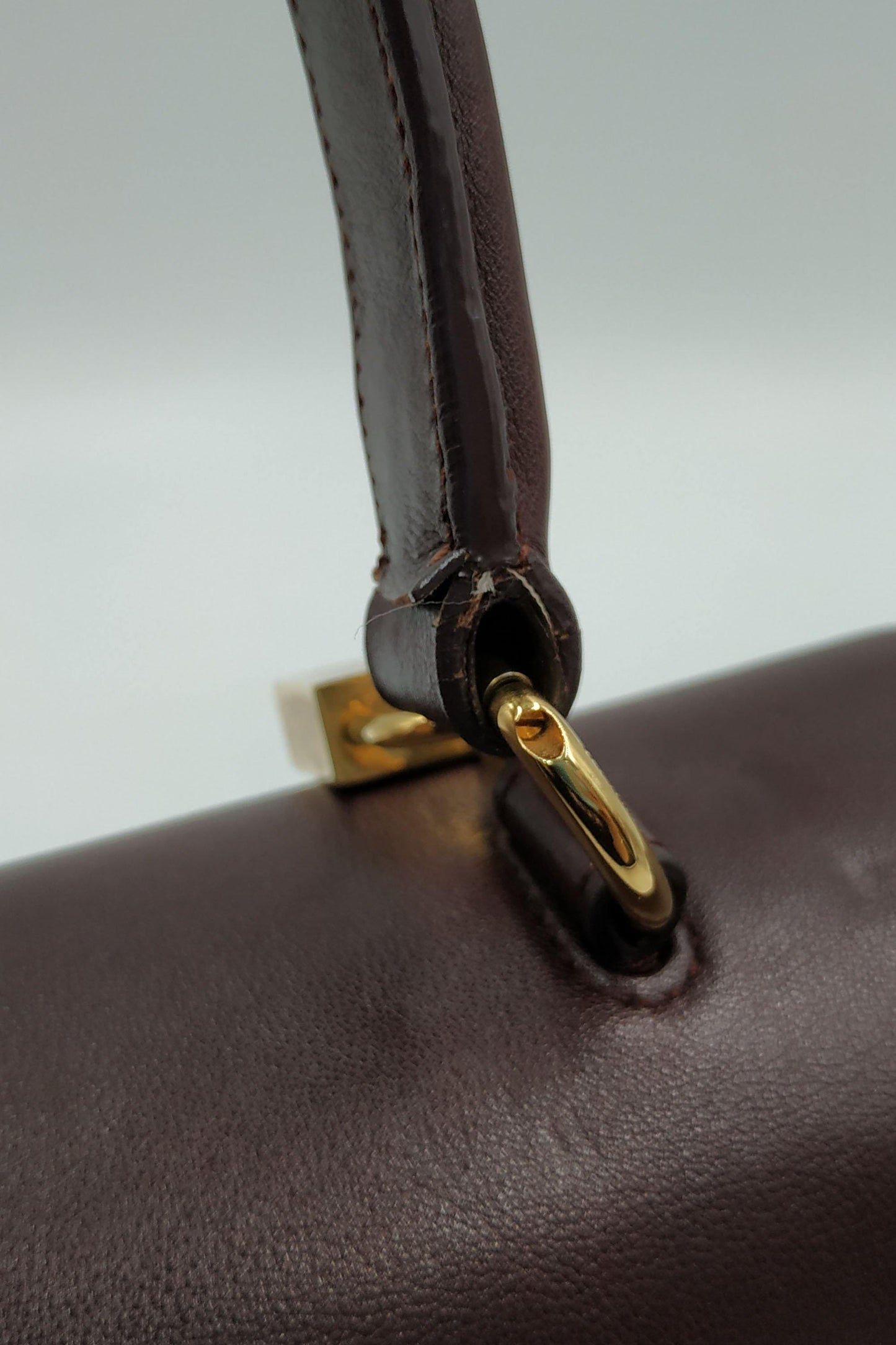 Moujik Top Handle Bag Maroon